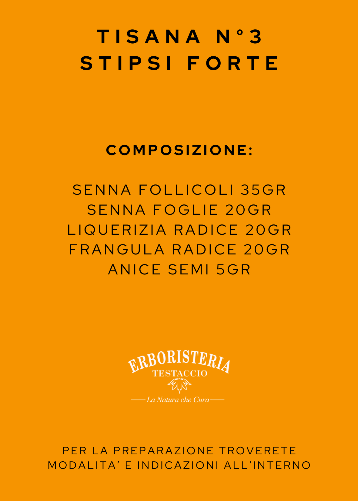 Tisana n°3 Stipsi Forte 200 Gr