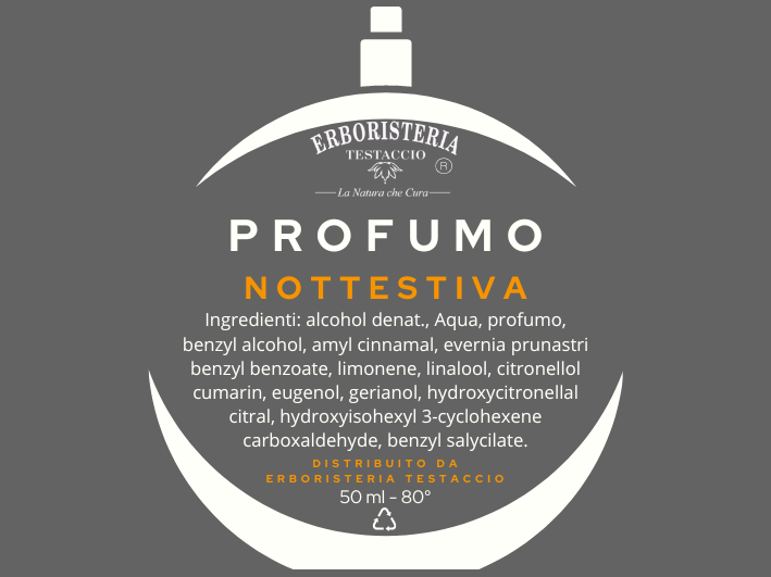 Erboristeria Testaccio Profumo NottEstiva 50 ml - ErboristeriaTestaccio.com