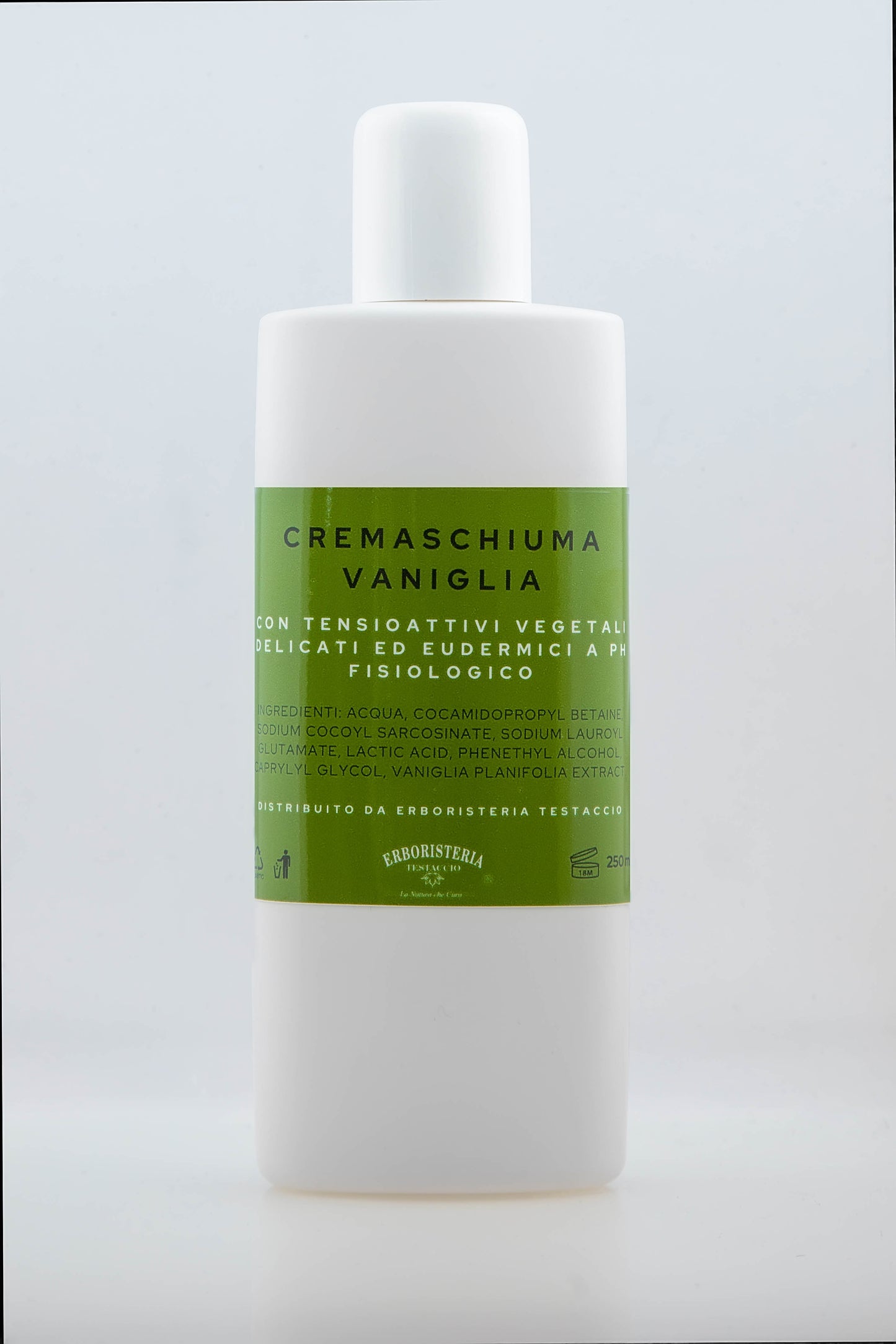 Erboristeria Testaccio Crema Schiuma Vaniglia 250 ml - ErboristeriaTestaccio.com