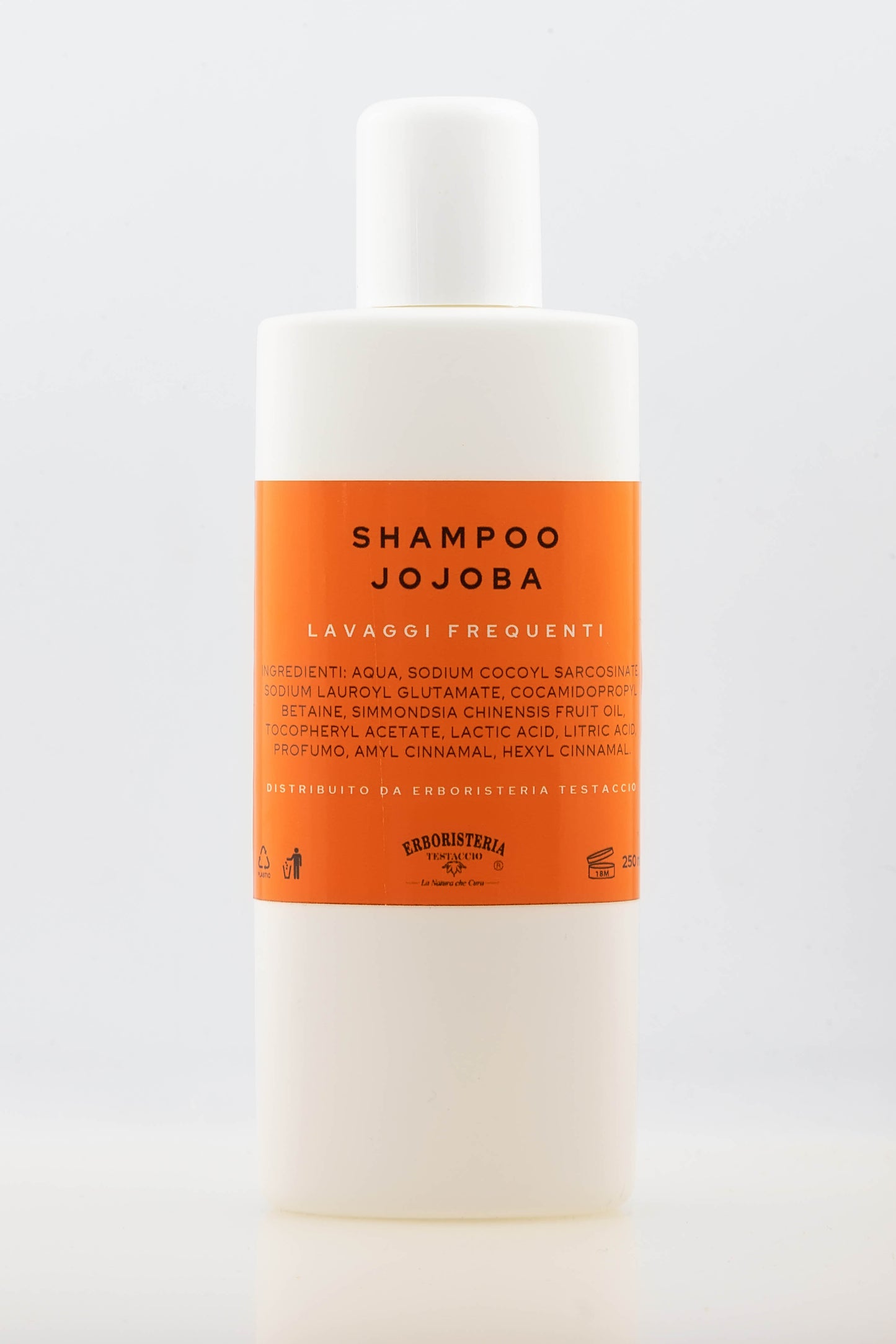 Erboristeria Testaccio Shampoo Jojoba e Vitamina E 200 ml - ErboristeriaTestaccio.com