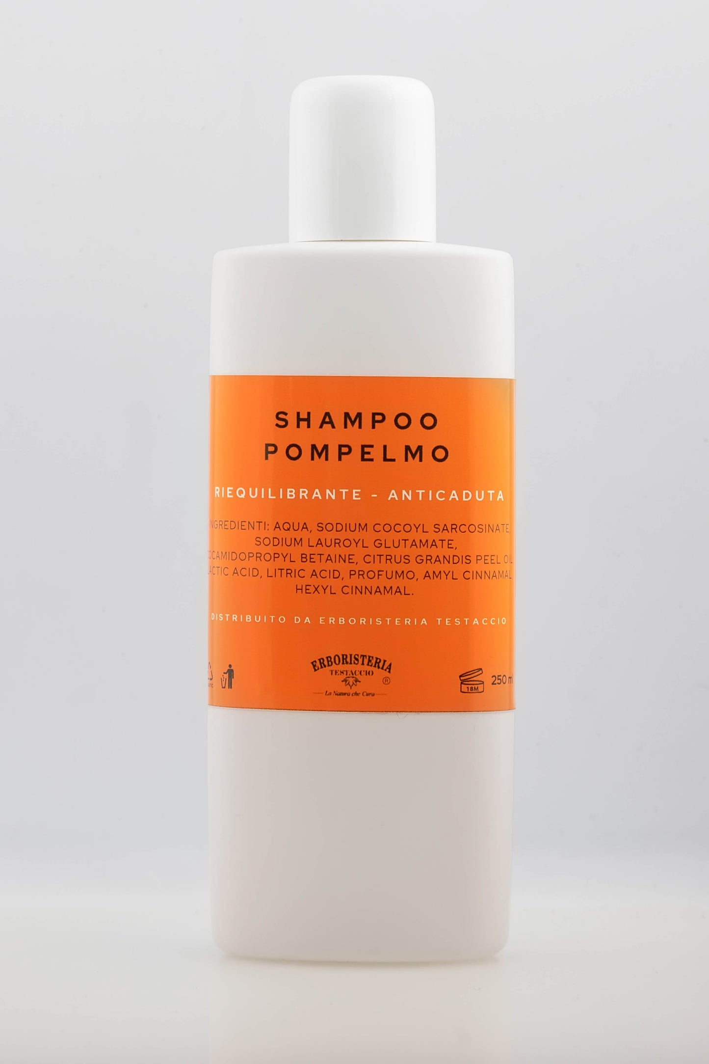 Erboristeria Testaccio Shampoo al Pompelmo 200 ml - ErboristeriaTestaccio.com