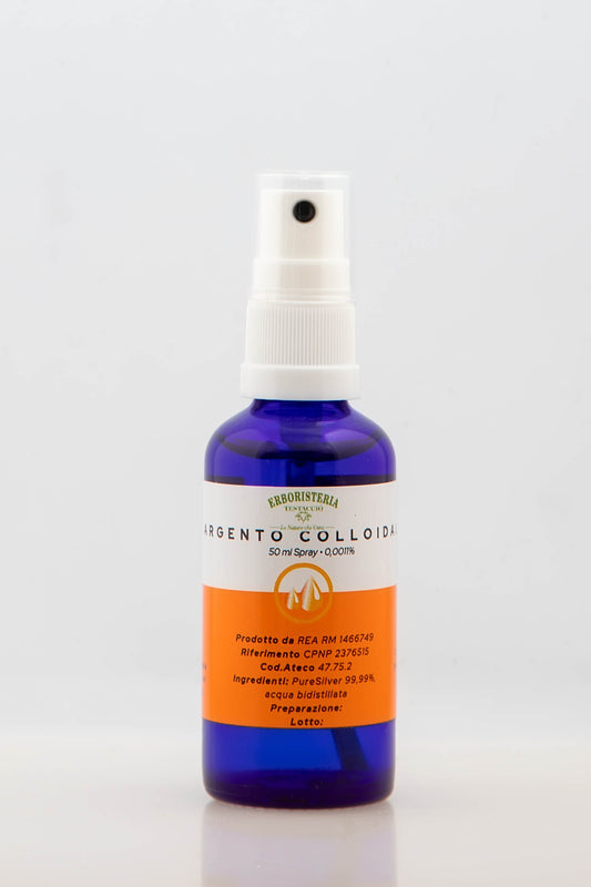 Erboristeria Testaccio Argento Colloidale 11 PPM Spray 50 ml - ErboristeriaTestaccio.com