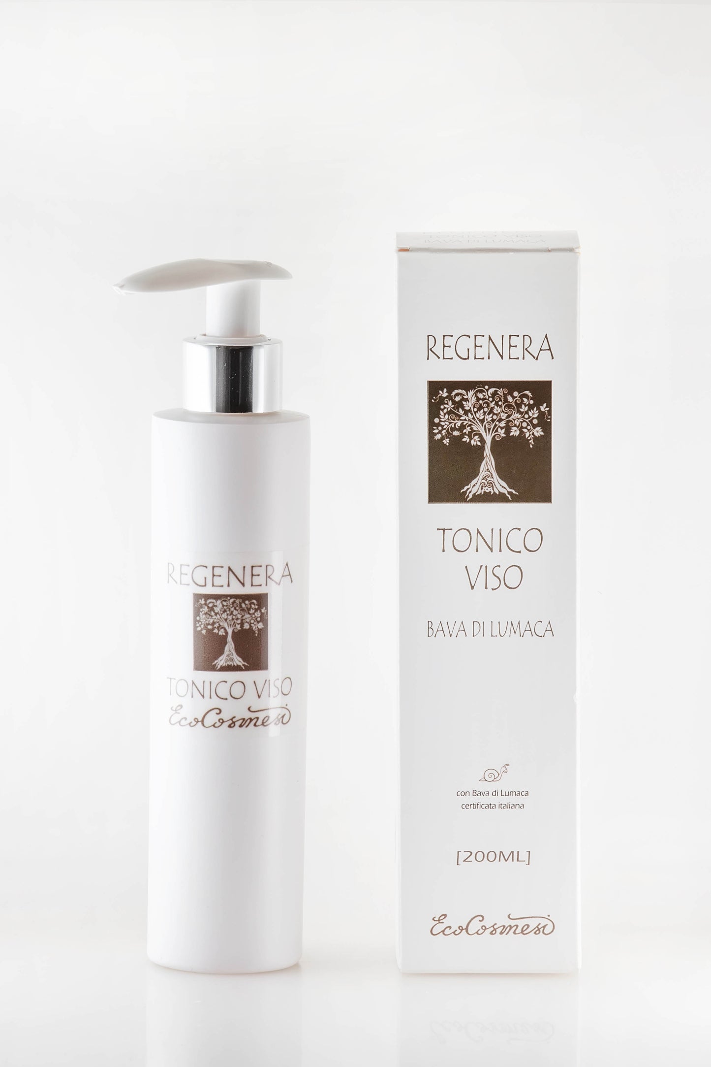 Regenera Tonico Viso con Bava di Lumaca 200 ml - ErboristeriaTestaccio.com