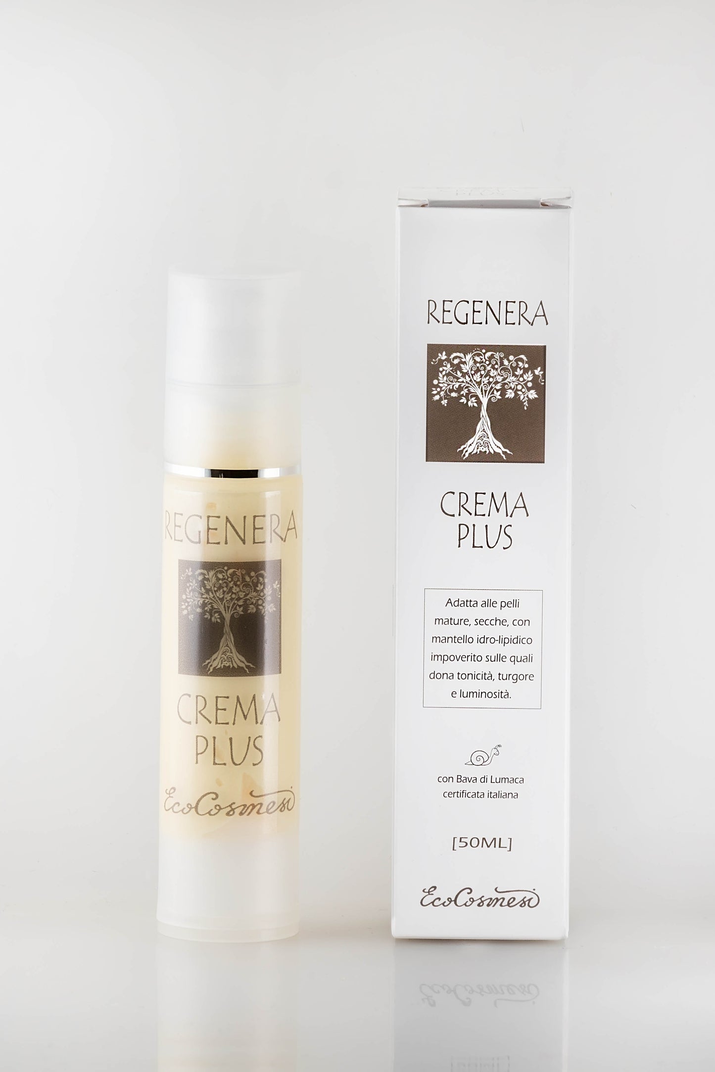 Regenera Crema Plus con Bava di Lumaca 50 ml - ErboristeriaTestaccio.com