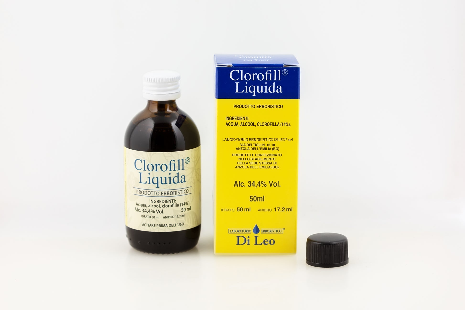 Di Leo Clorofilla Liquida 50 ml Soluzione Idralcolica - ErboristeriaTestaccio.com