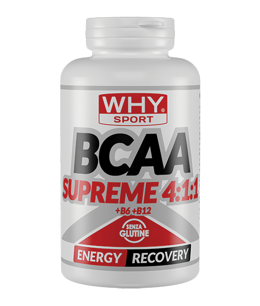 Why Sport BCAA 4:1:1 + Vitamina B6 + Vitamina B12 100 Compresse