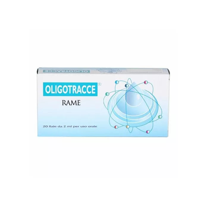OligoTracce Rame 20 Fiale da 2 ml - ErboristeriaTestaccio.com