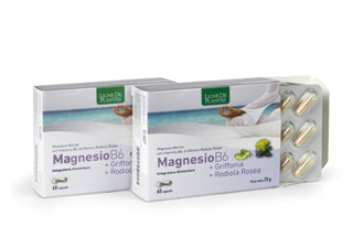 Ligne De Plantes Magnesio B6 + Griffonia + Rodiola 60 Capsule - ErboristeriaTestaccio.com