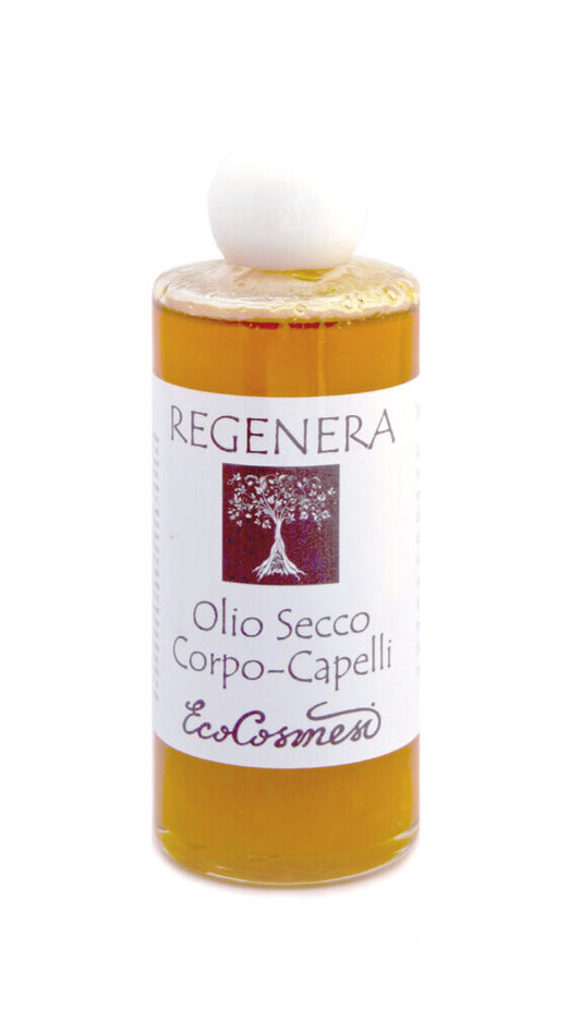 Regenera Olio Secco, idratante per il corpo e protettivo per i capelli 100 ml - ErboristeriaTestaccio.com