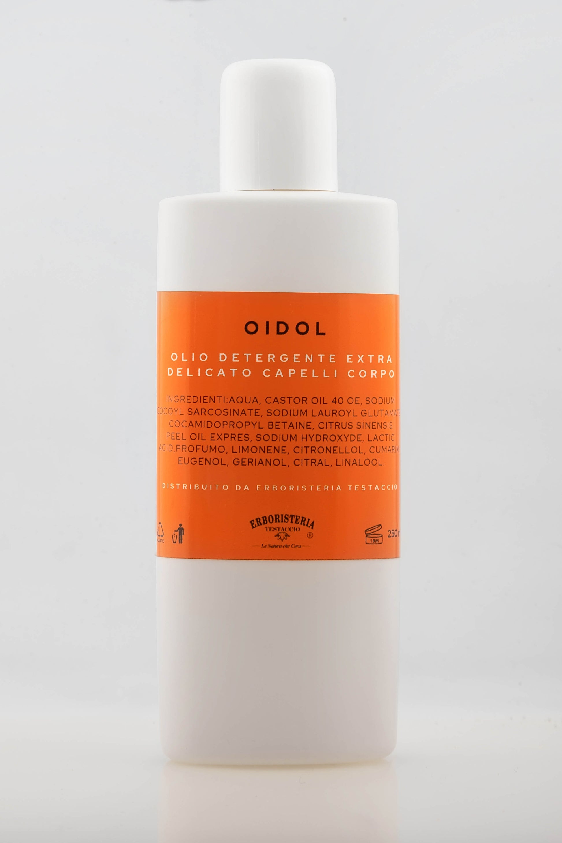 Erboristeria Testaccio Oidol Olio Detergente Capelli e Corpo 200 ml - ErboristeriaTestaccio.com