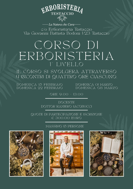 Corsi Di Erboristeria 1° Livello con Attestato e Crediti UNI