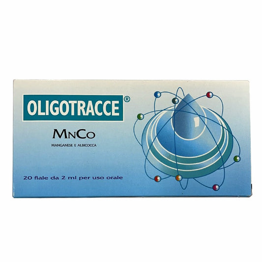 OligoTracce MnCo Manganese e Albicocca 20 Fiale da 2 ml - ErboristeriaTestaccio.com