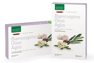Ligne De Plantes Biancospino Olivo Aglio BIO 20 ampolle da 15 ml - ErboristeriaTestaccio.com